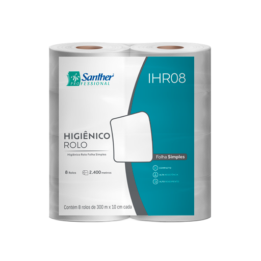 Higiênico Rolo Santher