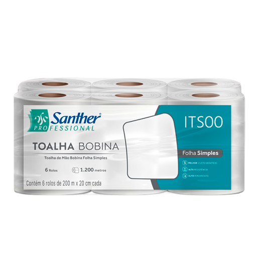 Toalha Bobina Santher